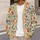 Vintage Floral Vines and Braided Botanicals for Everyday Layering, Feminine Style All-over Print Knitted Cardigan - 5