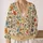 Vintage Floral Vines and Braided Botanicals for Everyday Layering, Feminine Style All-over Print Knitted Cardigan - 2