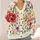 Watercolor Garden Blooms for Spring Commuting and Weekend Outings, Women’s Everyday Style All-over Print Knitted Cardigan - 4