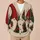 Christmas Gnomes With Santa Hats For Cozy Holiday Cheer And Casual Winter Layering All-over Print Knitted Cardigan - 6