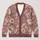 Vintage Dusty Rose Floral Botanicals For Relaxed Everyday Layering In Women's Style All-over Print Knitted Cardigan - 1