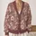 Vintage Dusty Rose Floral Botanicals For Relaxed Everyday Layering In Women's Style All-over Print Knitted Cardigan - 2
