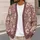 Vintage Dusty Rose Floral Botanicals For Relaxed Everyday Layering In Women's Style All-over Print Knitted Cardigan - 5
