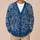 Blue Paisley Floral Motifs for Relaxed Layering and Everyday Bohemian Wardrobe Style All-over Print Knitted Cardigan - 6