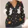 Cute Ghosts, Pumpkins And Colorful Stars For Halloween Casual Layering, Women’s Autumn All-over Print Knitted Cardigan - 4