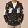 Cute Ghosts, Pumpkins And Colorful Stars For Halloween Casual Layering, Women’s Autumn All-over Print Knitted Cardigan - 6