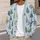 Pastel Christmas Trees for Cozy Holiday Layering and Everyday Winter Weekend Style All-over Print Knitted Cardigan - 5