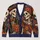 Colorful Skeleton Couple With Flower Bouquets For Halloween Gatherings And Autumn Nights All-over Print Knitted Cardigan - 1