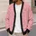 Pink Christmas Trees With Golden Hearts For Festive Layering And Cozy Holiday Style All-over Print Knitted Cardigan - 5