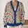 Bohemian Floral Paisley Layers for Casual Spring-to-Fall Outfits and Everyday Wear All-over Print Knitted Cardigan - 2