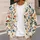 Multicolor Botanical Branches for Relaxed Autumn Layering, Women's Youthful Everyday Style All-over Print Knitted Cardigan - 5