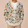 Multicolor Botanical Branches for Relaxed Autumn Layering, Women's Youthful Everyday Style All-over Print Knitted Cardigan - 6