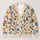 Multicolor Botanical Branches for Relaxed Autumn Layering, Women's Youthful Everyday Style All-over Print Knitted Cardigan - 1