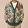 Vintage Cardinal and Robin Holiday Foliage for Cozy Autumn Winter Layering Style All-over Print Knitted Cardigan - 6