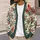 Vintage Cardinal and Robin Holiday Foliage for Cozy Autumn Winter Layering Style All-over Print Knitted Cardigan - 5