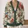 Vintage Cardinal and Robin Holiday Foliage for Cozy Autumn Winter Layering Style All-over Print Knitted Cardigan - 2