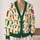 Colorful Christmas Light Bulbs for Festive Holiday Gatherings and Cozy Family Style All-over Print Knitted Cardigan - 2
