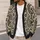 Paisley Skull Motifs for Autumn Vacations and Casual Layering, Women's Style All-over Print Knitted Cardigan - 5