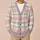 Pastel Plaid Lavender Blush Layers for Autumn Travel and Everyday Women's Soft Layering Style All-over Print Knitted Cardigan - 6