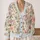 Pastel Floral Botanical Blooms for Spring Holidays and Romantic Garden Weekend Wear All-over Print Knitted Cardigan - 2