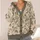 Vintage Cream Chrysanthemum Blooms For Cozy Winter Gatherings And Everyday Elegance All-over Print Knitted Cardigan - 4