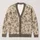 Vintage Cream Chrysanthemum Blooms For Cozy Winter Gatherings And Everyday Elegance All-over Print Knitted Cardigan - 1