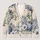 Blue Pumpkin Floral Fall Garden Motif for Cozy Autumn Layering and Women’s Gifts All-over Print Knitted Cardigan - 1