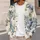 Blue Pumpkin Floral Fall Garden Motif for Cozy Autumn Layering and Women’s Gifts All-over Print Knitted Cardigan - 5