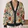 Vintage Wildflower Meadow Blooms for Relaxed Bohemian Layering and Everyday Weekend Wear All-over Print Knitted Cardigan - 2