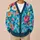 Colorful Painterly Floral Blooms for Everyday Layering and Creative Casual Wardrobes All-over Print Knitted Cardigan - 6