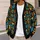 Vibrant Bohemian Geometric Motifs for Casual Layering and Fall Outings, Bold Style All-over Print Knitted Cardigan - 5