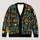 Vibrant Bohemian Geometric Motifs for Casual Layering and Fall Outings, Bold Style All-over Print Knitted Cardigan - 1
