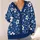 Navy Blue Daisy Floral Garden Style For Spring And Fall Everyday Layering Women’s Gift All-over Print Knitted Cardigan - 4