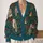 Realistic Owl and Songbird Forest Scene for Cozy Holiday Outings and Weekend Gatherings All-over Print Knitted Cardigan - 2