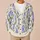 Watercolor Purple Hyacinth Blossoms for Relaxed Everyday Layering and Garden Style All-over Print Knitted Cardigan - 6