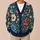 Vibrant Hand-Drawn Floral Blooms for Spring Layering and Everyday Casual Womenswear All-over Print Knitted Cardigan - 6