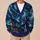 Moonlit Wanderer Under Indigo Skies for Relaxed Layering, Travel Days, and Strolls All-over Print Knitted Cardigan - 6
