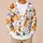 Colorful Whimsical Halloween Cats Pumpkins and Ghosts for Cozy Fall Layering Women All-over Print Knitted Cardigan - 6