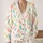 Colorful Paperclip Motifs for Creative Casual Layering and Office Style for Modern Women All-over Print Knitted Cardigan - 2