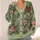Sage Green Christmas Florals And Ornaments For Festive Outings And Holiday Gatherings All-over Print Knitted Cardigan - 4