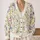 Pastel Wildflower Meadow Blooms for Relaxed Weekend Layering and Women’s Style All-over Print Knitted Cardigan - 2