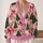 Pink Christmas Trees Snowflakes and Bows for Cozy Holiday Gatherings and Festive Parties All-over Print Knitted Cardigan - 2