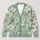 Mint Green Botanical Blooms for Relaxed Spring Layering and Everyday Weekend Style All-over Print Knitted Cardigan - 1