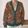 Vintage Botanical Florals for Relaxed Autumn Layering and Everyday Bohemian Style Lovers All-over Print Knitted Cardigan - 2