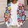 Colorful Daisy Checkerboard Style for Cheerful Everyday Layering and Weekend Travel Wear All-over Print Knitted Cardigan - 5