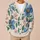 Blue Daisy Floral Motif With Orange Centers For Relaxed Weekend Layering Women’s Style All-over Print Knitted Cardigan - 6