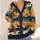 Colorful Dachshund Dogs In Cozy Stripes For Casual Weekend Layering For Everyday Women All-over Print Knitted Cardigan - 4