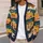 Colorful Dachshund Dogs In Cozy Stripes For Casual Weekend Layering For Everyday Women All-over Print Knitted Cardigan - 5