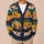 Colorful Dachshund Dogs In Cozy Stripes For Casual Weekend Layering For Everyday Women All-over Print Knitted Cardigan - 6