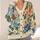 Colorful Vintage Garden Blooms for Everyday Layering and Weekend Outings for Women All-over Print Knitted Cardigan - 4